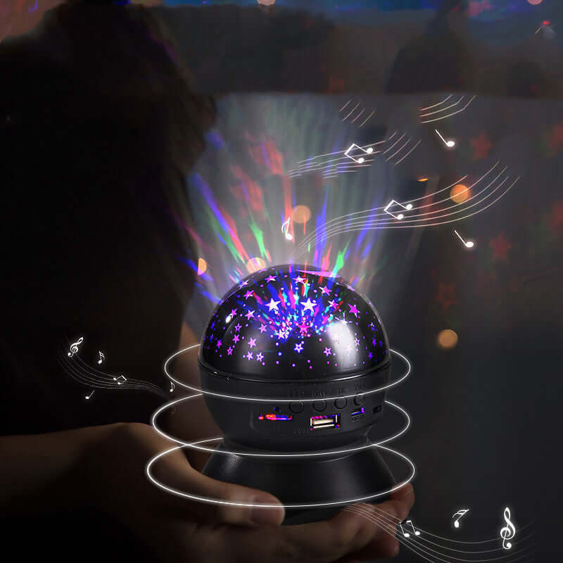 Bluetooth LED Dream Projector Speaker Colorful Lights